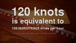 120 knot to mph - How fast is 120 knots in miles per hour? [CONVERT]