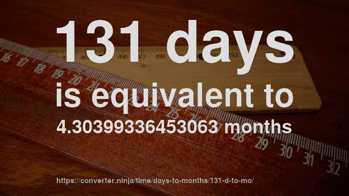 131-d-to-mo-how-long-is-131-days-in-months-convert