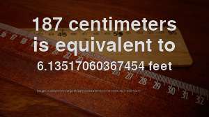 187 Cm To Ft How Long Is 187 Centimeters In Feet Convert Welcome to our feet and inches to cm conversion calculator. how long is 187 centimeters in feet