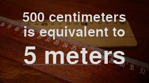 500 Cm To M How Long Is 500 Centimeters In Meters Convert