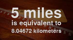 5 mile to km - How long is 5 miles in kilometers? [CONVERT]